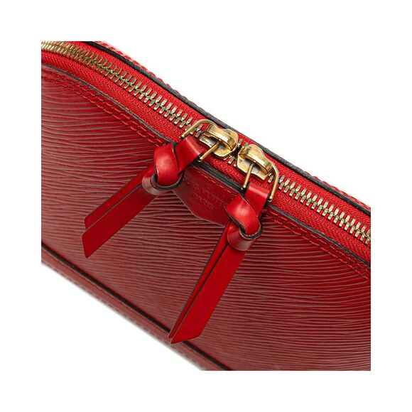 Pre Loved Louis Vuitton Mini Pochette Accessoires Epi Leather Red Women - Picture 8 of 8